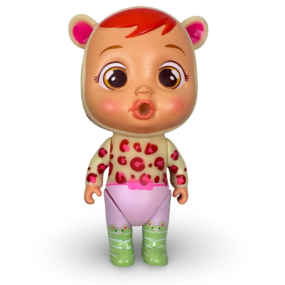 IMC Toys Cry Babies Magic Tears Lea Leopard Print Mini Doll Figure 87613IM